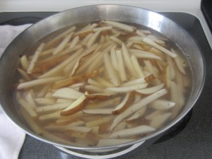 Soaking Fries